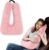Car Pillow for Kids – Comfort Travel Pillow for Car – Soft Cotton Support Cushion for Children and Adults on Long Trips (Pink)