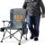 TIMBER RIDGE Oversized Folding Camping Chair High Back Heavy Duty for Adults Support up to 500lbs with Cup Holder, Side Pocket Cooler Bag
