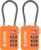 ANVIL TSA Locks for Luggage with Search Alert: Durable Cable Combination Locks, TSA Approved – Secure Travel Locks for Suitcases, Backpacks & Gun Cases (2, Orange)