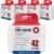 DecorRack 4 Pack Mini First Aid Kits, Small Travel Size Kit, First Aid Patch with 168 Items, Durable Plastic Box Perfect for Car, Home, Boat, or Camping, (168 Pieces, 4 Pack)