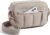 BAGSMART Cross Body Purse, Mini Crossbody Bags for Women Travel Purse, Puffy Shoulder Handbag Wallet with RFID Blocking Slots, Brown-small