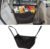 Car Seat Organizer – Large Capacity Passenger Seat Storage Travel Bag, Portable, Foldable and Collapsible Miscellaneous Car Hanging Bags, Reusable Shopping Tote with Drawstrings