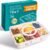 Dishwasher Safe Snackle Box Container 8 Compartments – Divided Serving Tray with Lid and Handle – Portable Snack Box BPA Free – Premium PCTG Plastic Snack Tray