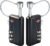 Gun Lock TSA Approved, Heavy-Duty Steel Security Padlock for Gun Cases, Hand& Rifle Gun case 、Pelican Gun case Lock, Child Safe & Cut Resistant Firearm Lock for Pistol（2Pack