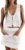 Saodimallsu Womens Crochet Swim Cover Up 2 Piece V Neck Sleeveless Front Tie Crop Tops Beach Mini Skirt Coverup Set
