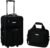 Rockland Fashion Softside Upright Luggage Set, Expandable, Black, 2-Piece (14/19)