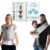 Original Baby K’tan Baby Carrier: #1 Easy Pre-Wrapped, Soft, Slip-On, No Rings, No Buckles | 5 in 1 Baby Sling for Hands-Free Comfort | Heather Grey | Medium