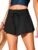 CRZ YOGA High Waisted Flowy Board Shorts for Womens – Swim Beach Skirt Skorts Bathing Swimsuit Bottoms with Liner