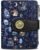 Skull Mushroom Snake Night Small Rfid Women Wallet Bifold Zipper Coin Pocket PU Leather Compact Cash Credit Card Holder Travel Wallet for Female Ladies Teen Girls 1 ID Window 10 Card Slots
