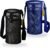 Water Bottle Holder with Strap, Premium Water Bottle Carrier with Strap Easy Clean, Light Water Bottle Carrier Bag, Water Bottle Holder with Pocket for Hiking, Walking, Travel