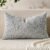 Decorative Lumbar Pillow Cover 12×20 Blue Striped Soft Wool Lumbar Throw Pillow Neutral Textured Boho Cushion Covers for Modern Farmhouse Sofa Bedroom Living Room Decor SY011-C12