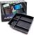 iJDMTOY Exact Fit Center Console Organizer Compartment Box w/Inside Mats Compatible With 2015-20 13th Gen Ford F-150