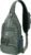 WATERFLY Packable Small Crossbody Sling Backpack Shoulder Chest Bag Daypack for Hiking Traveling Grey