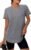 Womens Workout Tops Short Sleeve Shirts with Sun Protection UPF 50+ Quick Dry Outfits for Hiking Running S-3XL