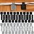 Cord Organizer, 40 PCS Adjustable Cable Management Under Desk, Reusable Hook and Loop Cable Ties, Self Adhesive Wire Organizers for Home Office (Black, Gray)