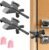 2 Pack Adjustable Portable Door Lock, Hotel Door Locks for Travelers Security, Prevent Unauthorized Entry, Door Stoppers Security for Travel Bedrooms Apartment Airbnb Dorm, with Silicone Caps