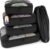 Shacke Premium 5 Packing Cubes Set – Lightweight Mesh Travel Luggage Organizers with Laundry Bag, 5-Piece Suitcase Storage System (Black)