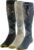GOLDTOE Men’s Mild Compression Over The Calf Socks, Multipairs